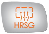 SIDE VIEW MIRROR HEATED W MOUNT